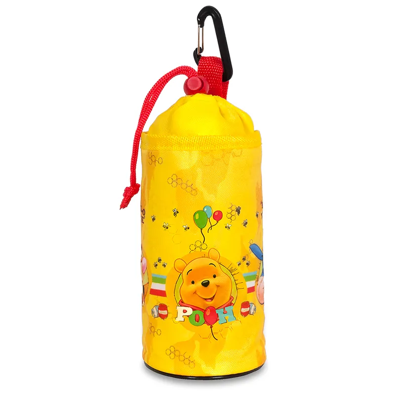 Reducere specială Husa suport sticla apa biciclete copii, montaj ghidon, model Winnie the Pooh