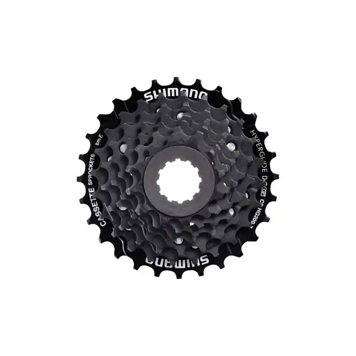 Noutate Caseta de pinioane Shimano Tourney CS-HG200-7, 7 viteze, 12-28T, (ACSHG2007228T), neambalata