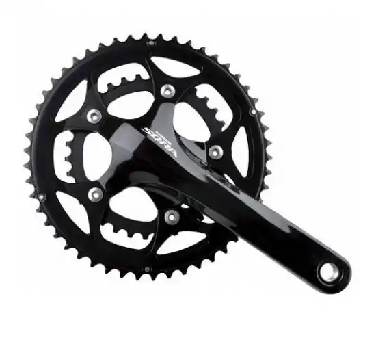 Cumpără acum Angrenaj pedalier Shimano Sora FC-3550, 2x9 vit, brate 175mm, fara BB, 46x34T