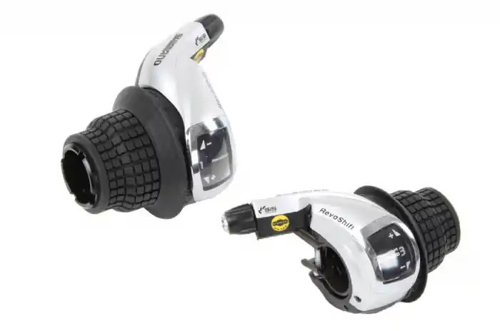 Expediere rapidă Manete schimbator Shimano Tourney SL-RS47, Revo-Shift, 3x8 viteze