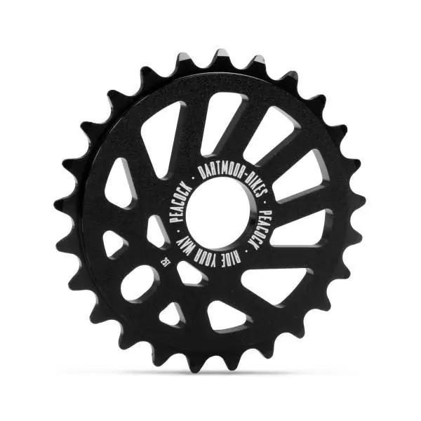 Foaie BMX sprocket Peacock alum 6061, 25 T; 6,35mm/doar pt ax de 19mm negru DART-A2190 Mai ieftin