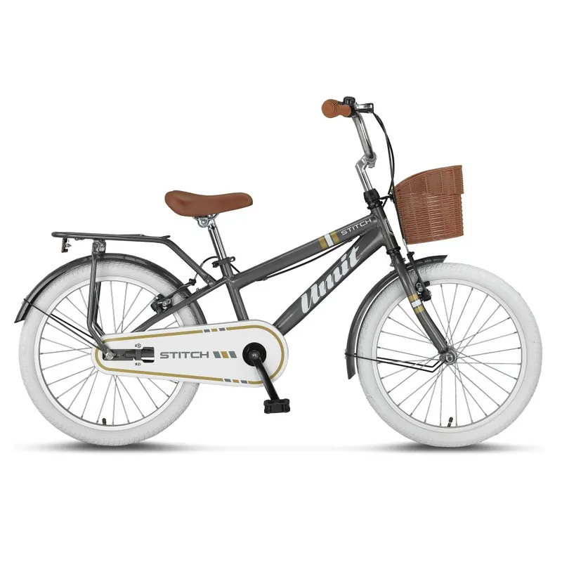 Bicicleta copii Umit Stitch Man, culoare gri, roata 20", cadru otel Popular