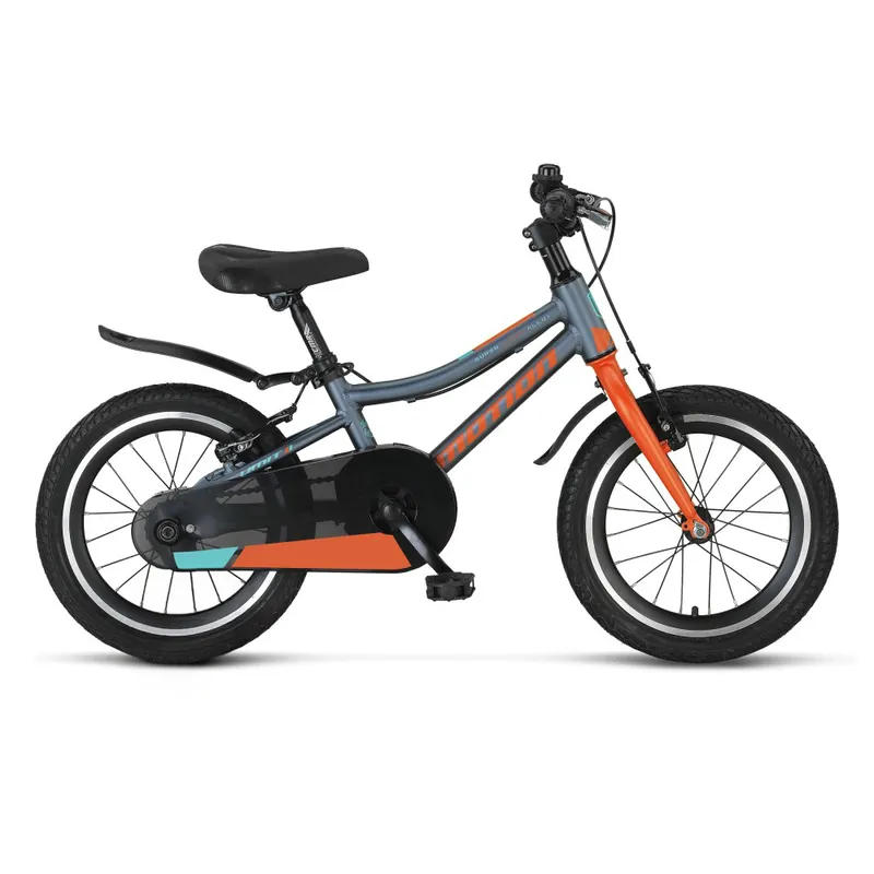 Ultima șansă Bicicleta copii Motion, culoare gri/portocaliu, roata 20", cadru din otel