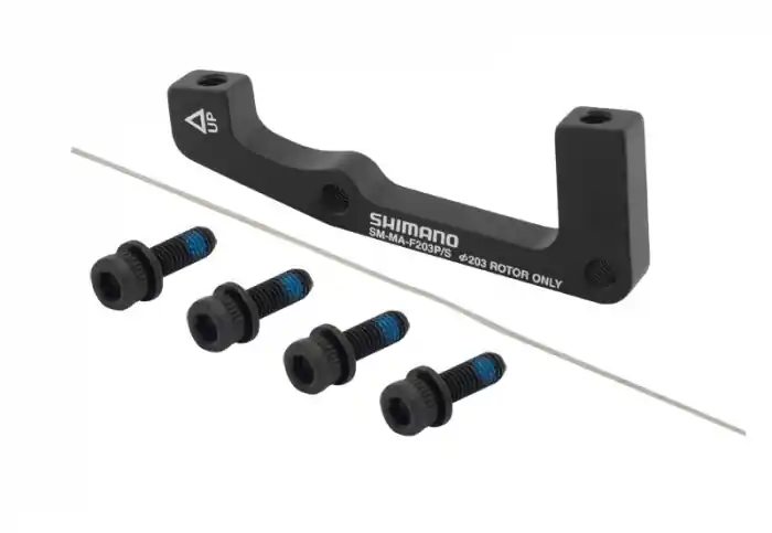 Mai ieftin Adaptor montaj etrier fata Shimano Post/Stand 203mm negru