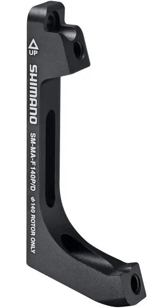 Adaptor etrier fata Shimano Post/Flat 140 mm negru Plată securizată