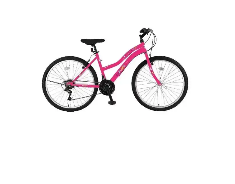 Reducere extra Bicicleta MTB UMIT Explorer Lady, roata 26", cadru din otel, culoare roz,model 2026