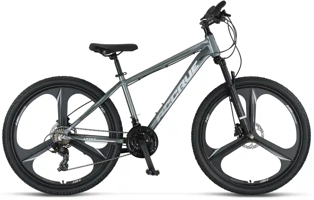 Popular Bicicleta MTB Umit Accrue, cadru 18", gri/alb, roata 27.5", cadru aluminiu, frana disc hidraulic, 2026