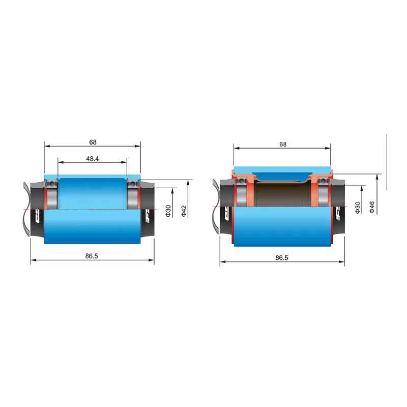 Cel mai bun preț Adaptor monobloc FSA MW258A EVO386 BB 386/30