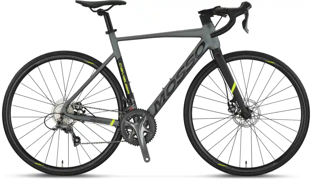 Ofertă de sezon Bicicleta Mosso cursiera Cavalier Claris, roata 28", 16 viteze, cadru 580mm din aluminiu,  gri ,frana disc