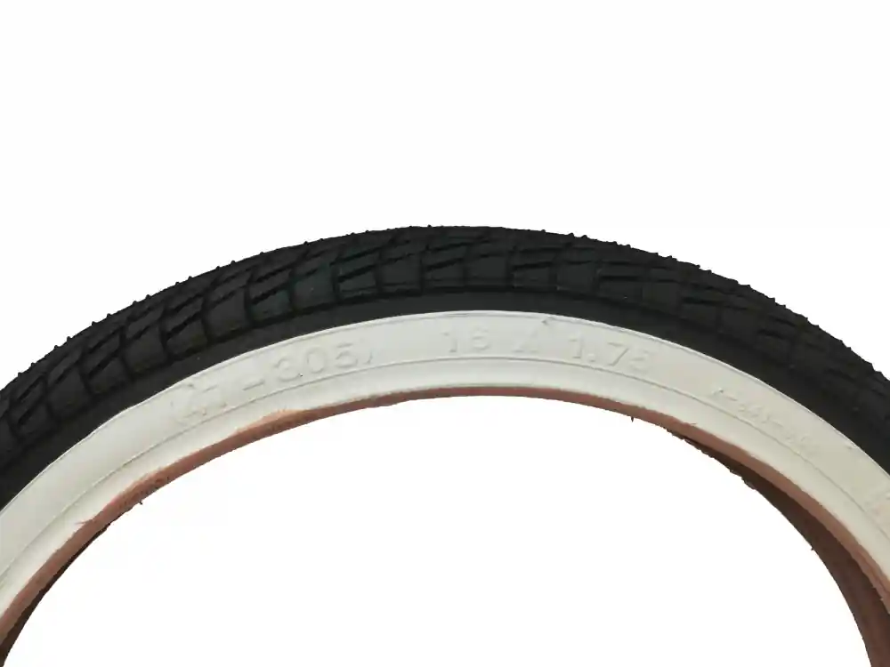 Anvelopa Kenda 16x1.75 K841 culoare negru cu banda alba Lichidare de stoc