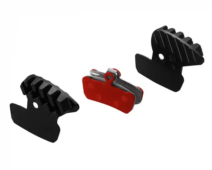 Ofertă exclusivă Placute frana metalice cu radiator Union DBP-57SC-set Avid X0 trail si Sram Guide