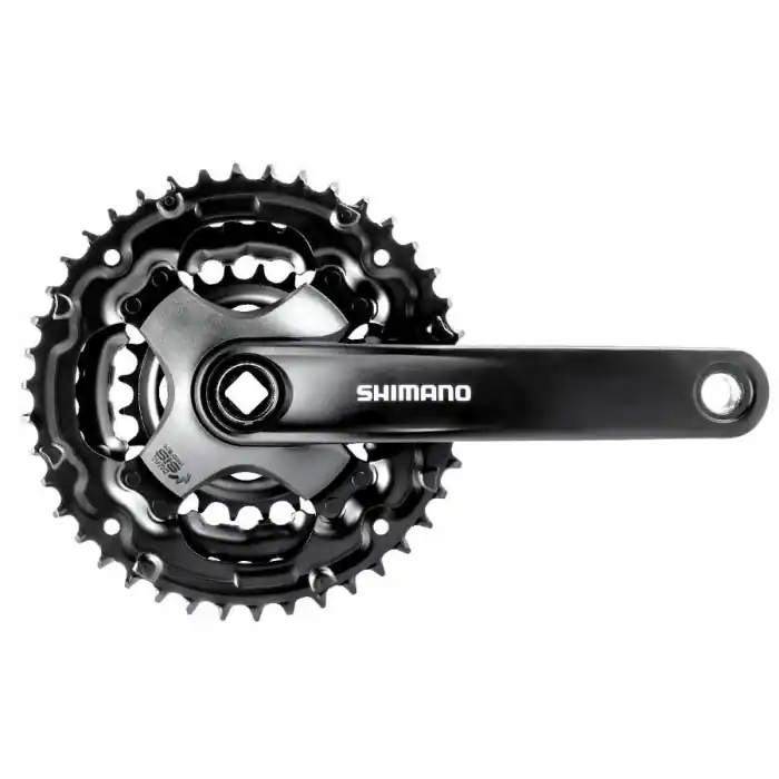 Angrenaj Shimano Tourney Fc-Ty301,42X34X24T,Pt. 6-7-8 Viteze,Ax Patrat Brat 170,1060G,Negru Mai ieftin