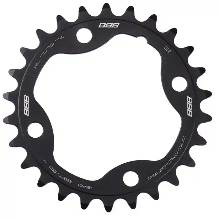 Livrare rapidă Foaie angrenaj pedalier BBB MTBGear comp. 2x10 Sram XX 26T/80 mm