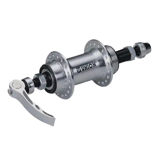 Noutate Butuc spate Union 562-8QR aluminiu argintiu ax 10mm 36h 135/145-180 mm 8 viteze cu QR