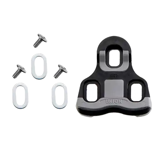 Noutate Placute pedale Union URK-0 sosea, plastic negru/gri 0 grade sistem Look Keo
