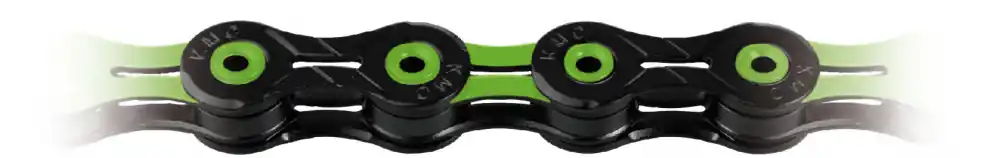 Lant KMC X11SL DLC 116L Bolt-5.5mm 11V Negru/Verde Expediere rapidă