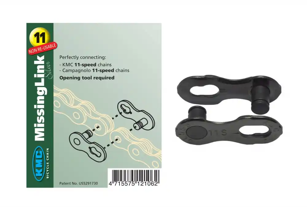 Zala KMC Missing Link 11V Bolt-5.5mm Unica Folosinta Argintiu OEM Ultima șansă