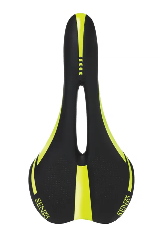 Cel mai vândut Sa Velo Sport, 276x142mm, culoare negru/galben fluo