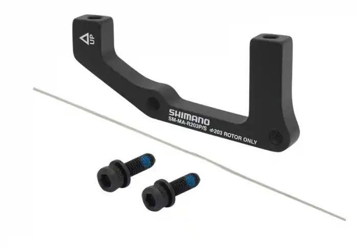 Adaptor montaj etrier fata Shimano Post/Stand 203mm negru Preț mic