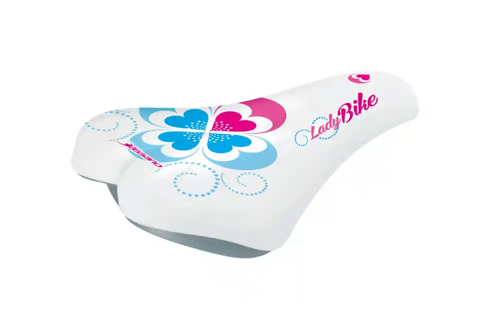 Sa Selle Bassano Lady Bike, 220x155mm, culoare alb/roz Vezi acum