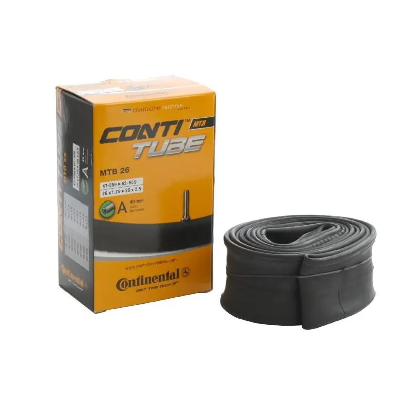 Vezi acum Continental - camera bicicleta 26" - 26"x1.75-> 26"x2.5 - 47-559-> 62-559 - valva auto 40mm