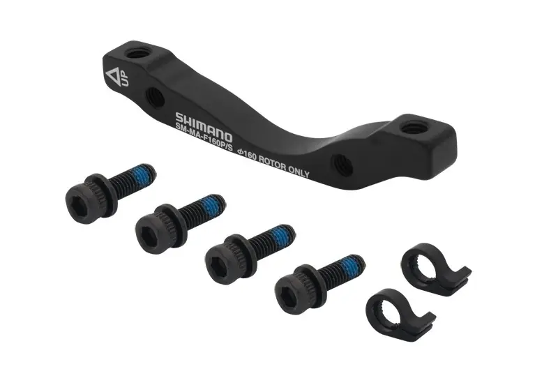 Adaptor etrier fata Shimano Post/Stand 160 mm negru Plată sigură