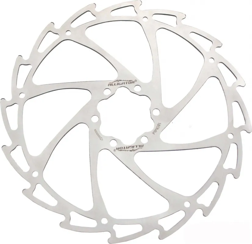 Disc Frana Alligator Wind Cutter Otel IS6 160mm 95gr Argintiu Calitate înaltă