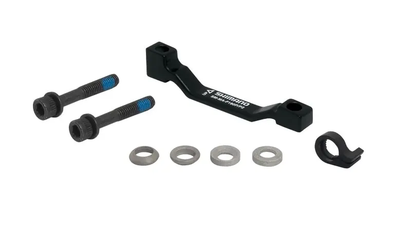 Adaptor etrier fata Shimano Post/Post 203 mm negru Reducere de preț