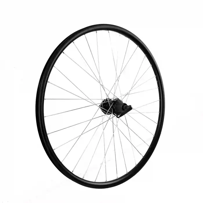 Calitate înaltă Roata spate 27.5 Fivestars disc, negru, butuc negru cu rulment si QR