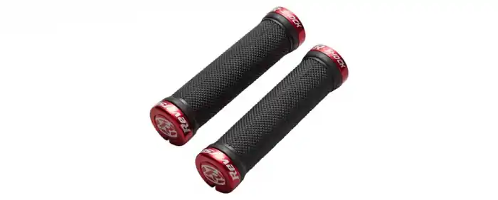 Mansoane Reverse R-Shock Lock On 29x130mm negru/rosu Ofertă exclusivă