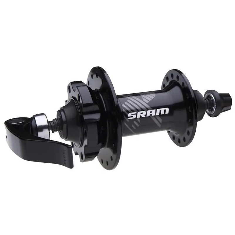 Butuc fata Sram MTH-406, disc 6suruburi, 32H, con-bile, Ax QR5 negru Bestseller