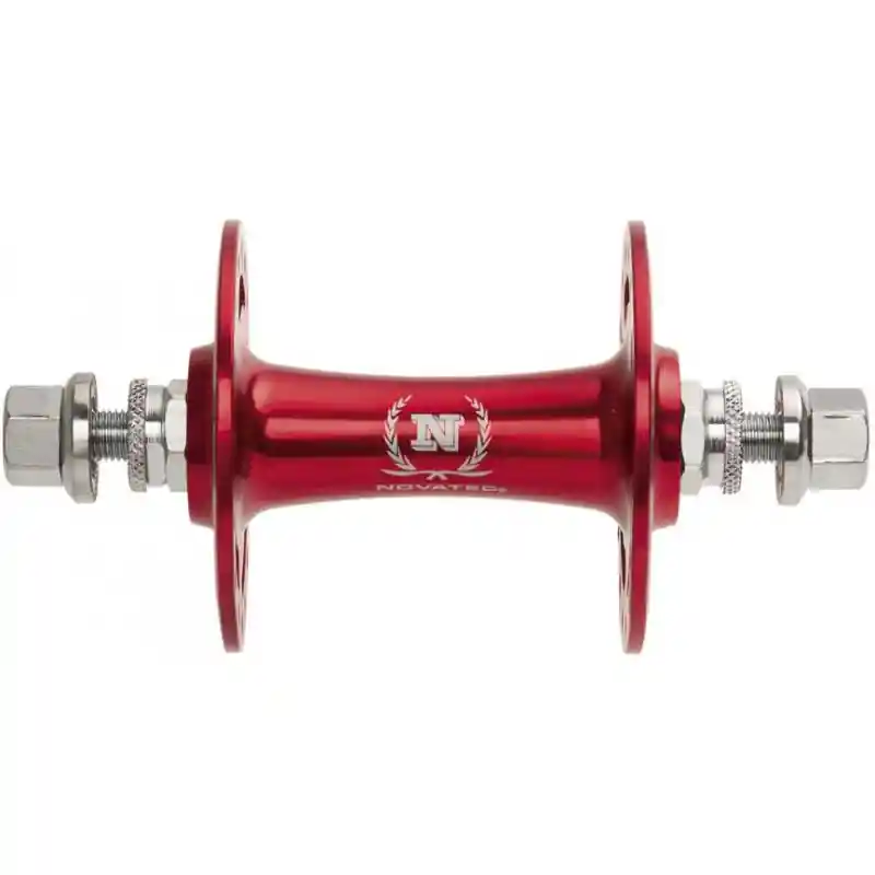 Livrare gratuită Butuc fata Novatec single-speed/fixie, rosu, 32H 325937