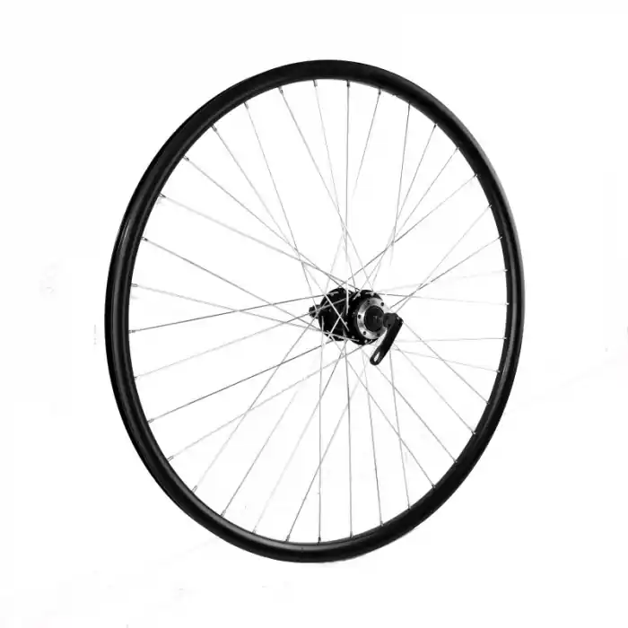 Roata spate 27.5 Fivestars disc, negru, butuc negru cu rulment si QR Livrare gratuită