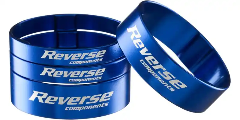Super ofertă Set distantiere Reverse Ultra-Light 1.1/8 aluminiu Albastre