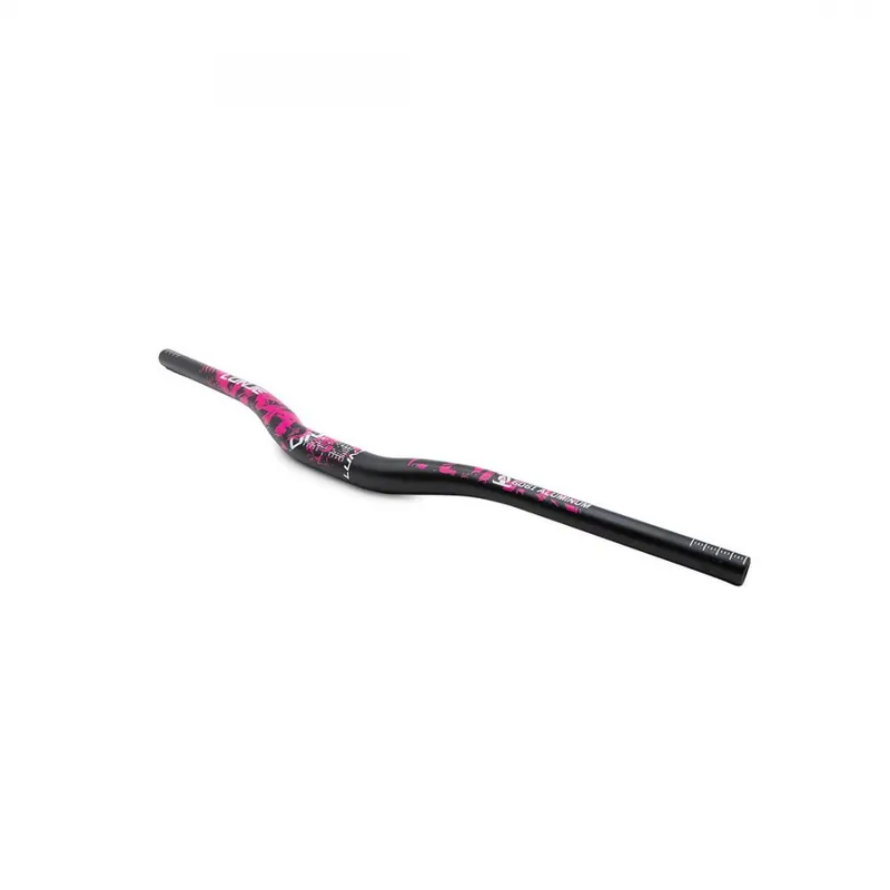 Disponibil imediat Ghidon 720mm cu rise 25mm negru/roz