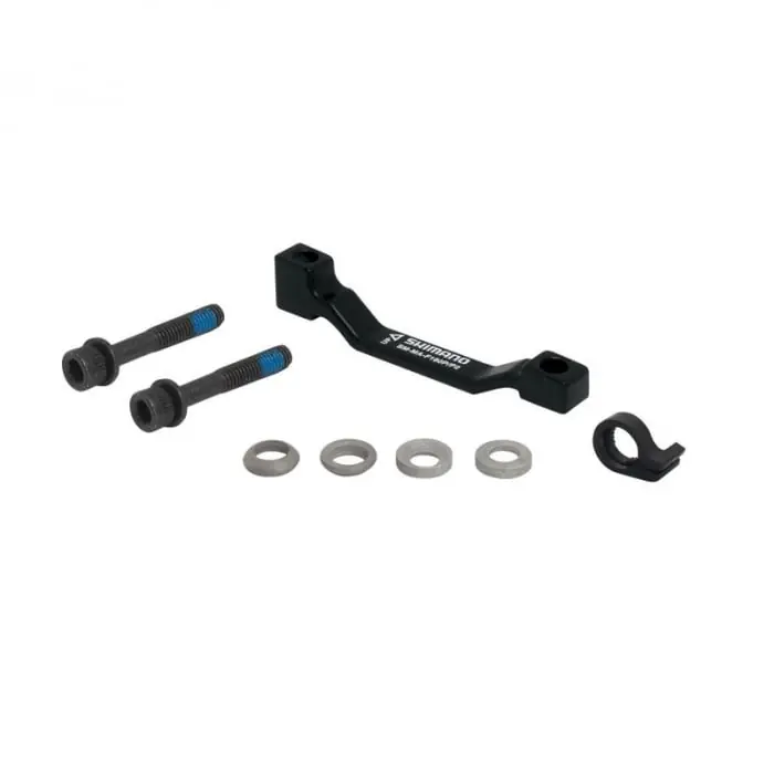 Adaptor etrier fata Shimano Post/Post 203 mm negru Transport gratuit