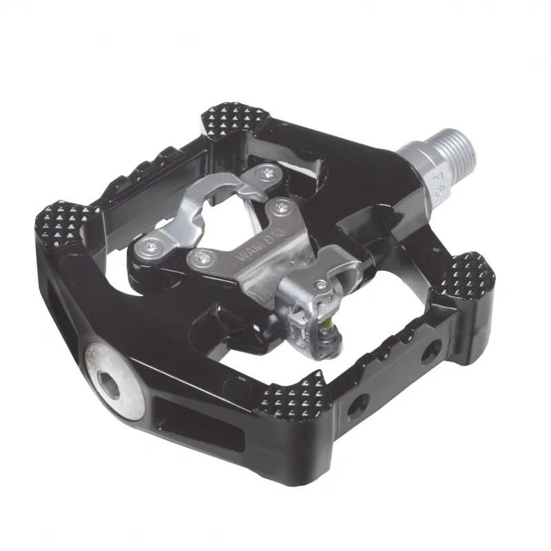 Cel mai vândut Pedale Freeride Dual Wellgo, SPD, magneziu, culoare negru