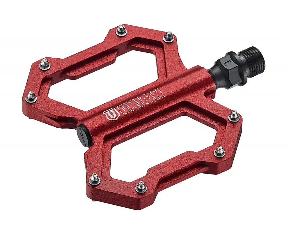 Reducere specială Pedale Union FreeRide CNC, aluminiu, culoare rosu