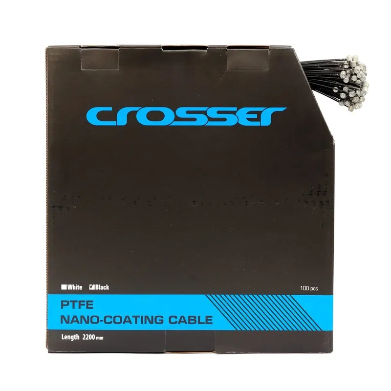 Cablu frana Nano CROSSER 7*7*1.5mm 2200mm Negru Premium