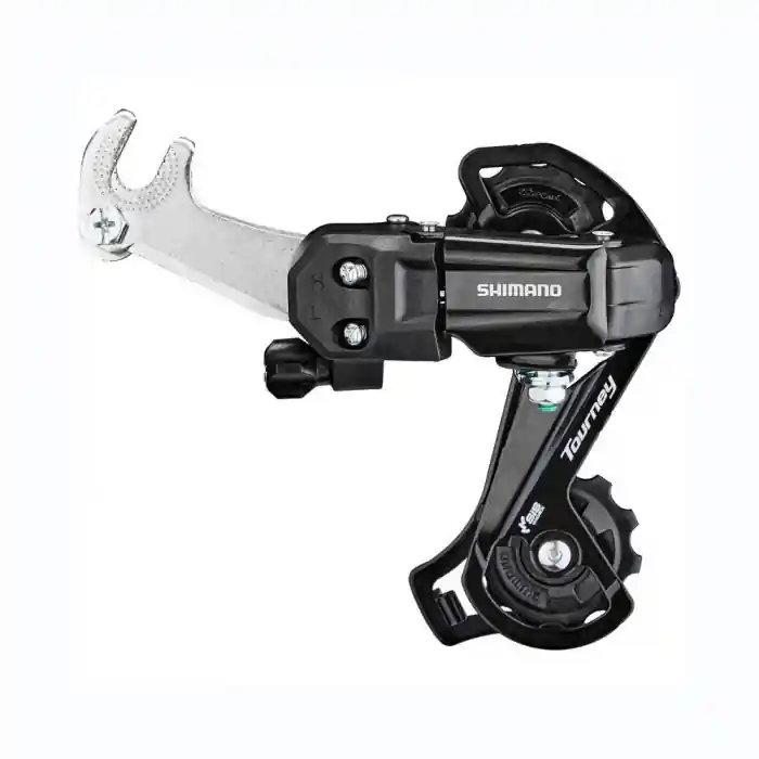 Cel mai vândut Schimbator spate Shimano Tourney RD-TY200-GS, 6/7 vit, prindere pe ax, Negru, neambalat