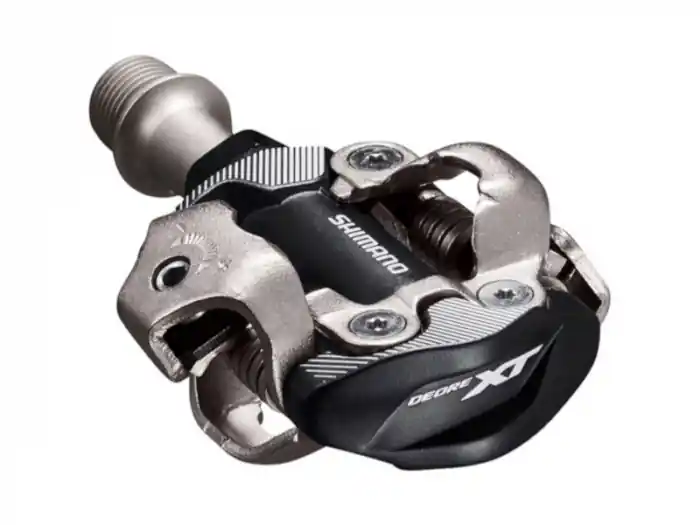 Preț mic Pedale automate Shimano Deore XT PD-M8100, SPD, placute SM-SH51, fara catadioptru, Negru