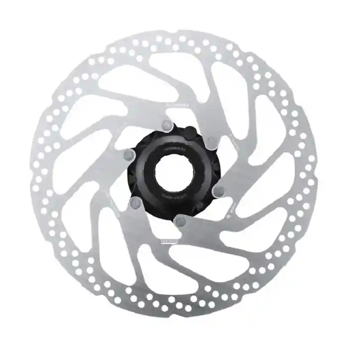 Transport gratuit Disc frana Shimano RT-EM300-L, Center Lock, piulita cu caneluri interne si externe, 203mm