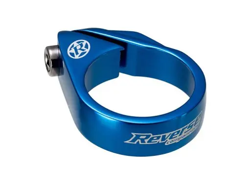 Retur ușor Colier tija sa Reverse Bolt Clamp 34.9mm albastru
