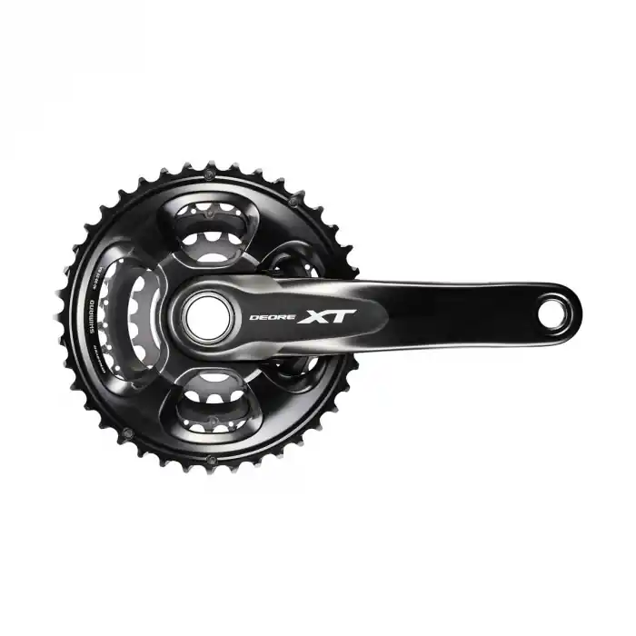 Angrenaj pedalier Shimano Deore XT FC-M8000-3, 3x11 vit, brate 175mm, fara BB, 40/30/22T Preț promoțional