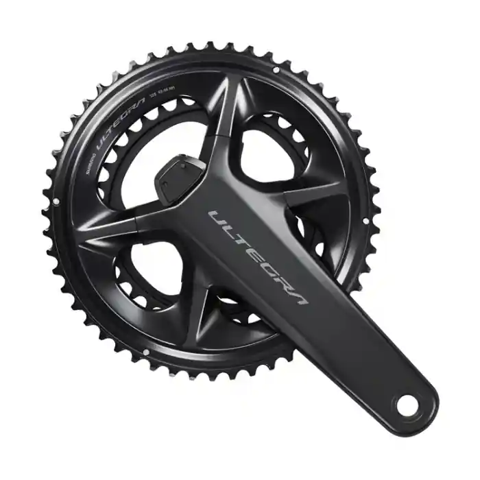 Angrenaj pedalier cu power meter Shimano Ultegra FC-R8100-P, 2x12 vit, brate 172.5mm, fara BB, 52x36T Lichidare de stoc