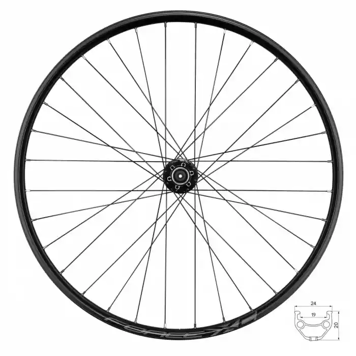 Roata fata Force XC Disc 622x19 804342-6B32SH 32H Reduceri
