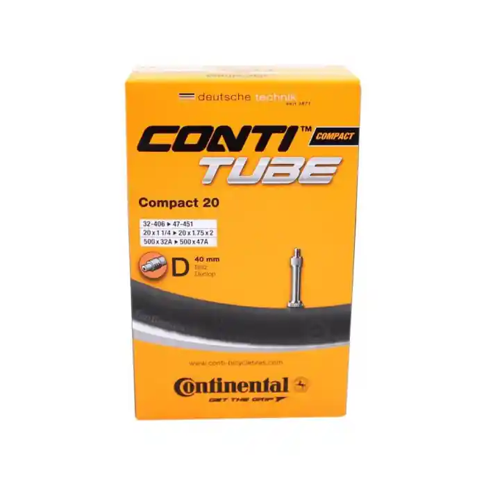 Reducere Camera Continental Compact 20, 32/47-406/451, 20x1 1/4-1.75x2, D40