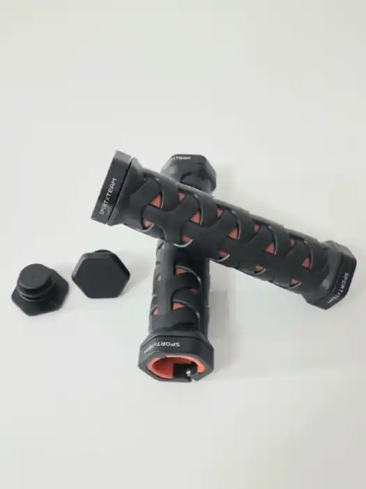 Mansoane SXT Y-Sport, Negru/Rosu, 130mm Plată securizată