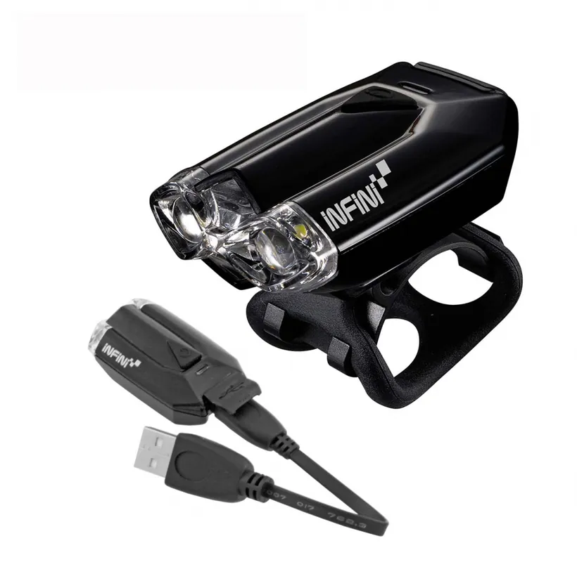 Transport gratuit Far Infini Lava 4 functii 2 Super Led alb 3Lux Negru