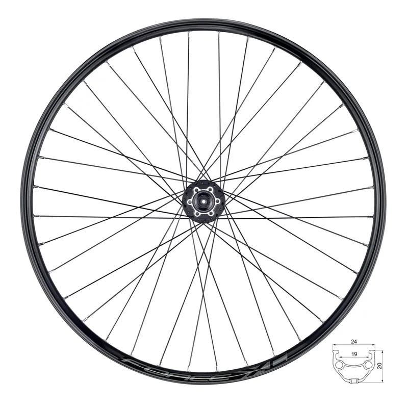Roata spate 27.5 Force Basic XC Disc 584x19 36h neagra Discount